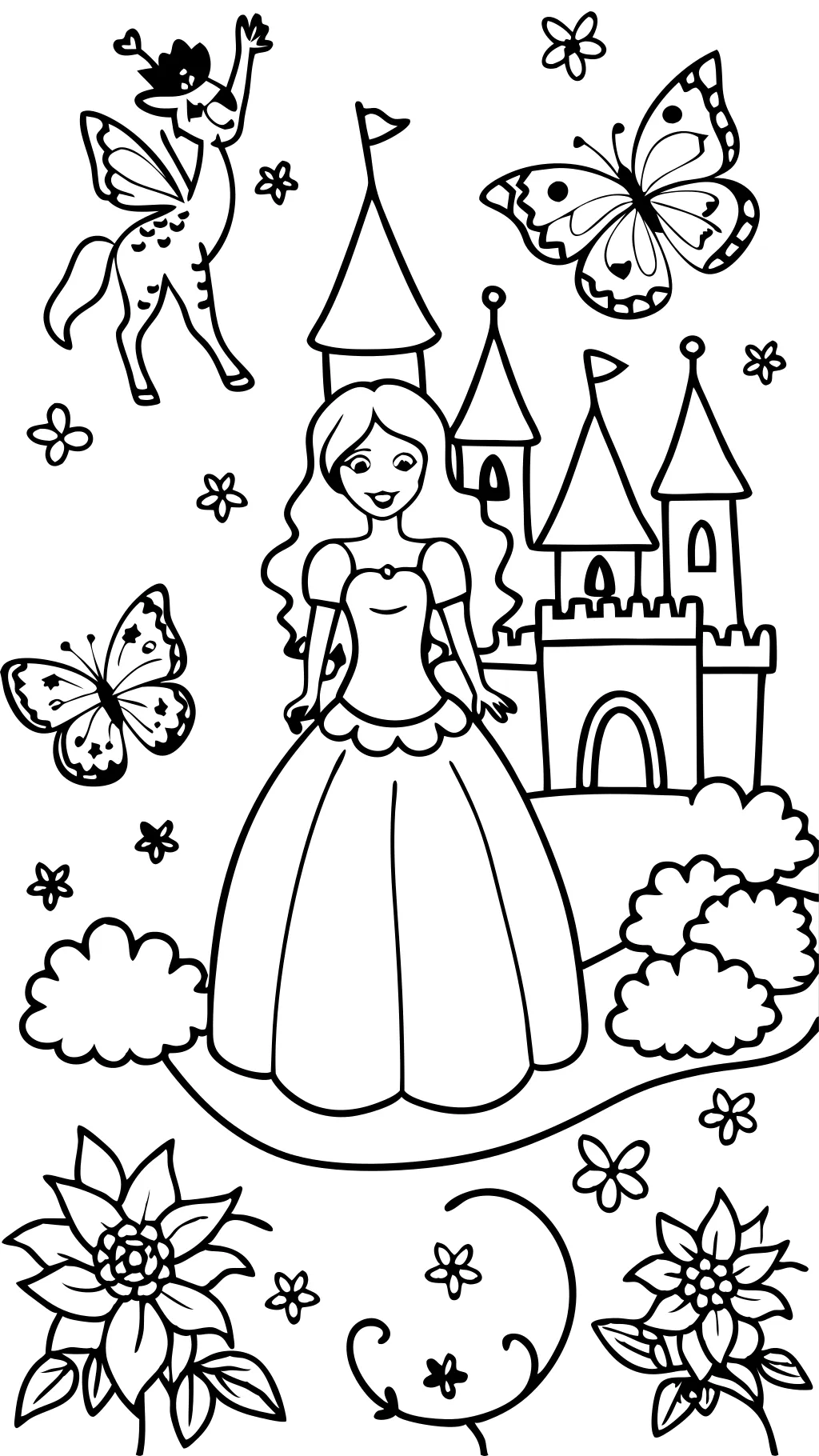 free coloring page barbie